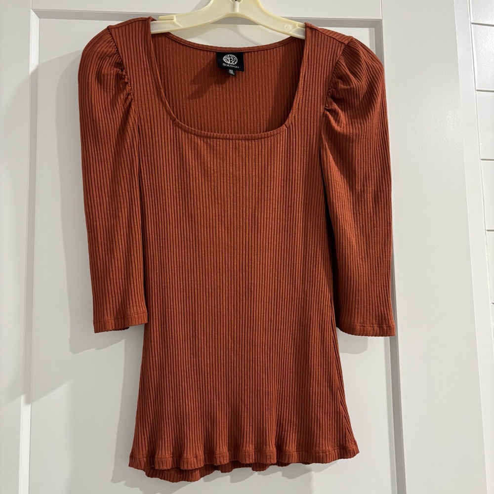 Bobeau Women’s Orange Top, Size XS